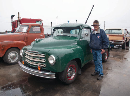 Vern Ediger with his 1952 Studebaker 2R6